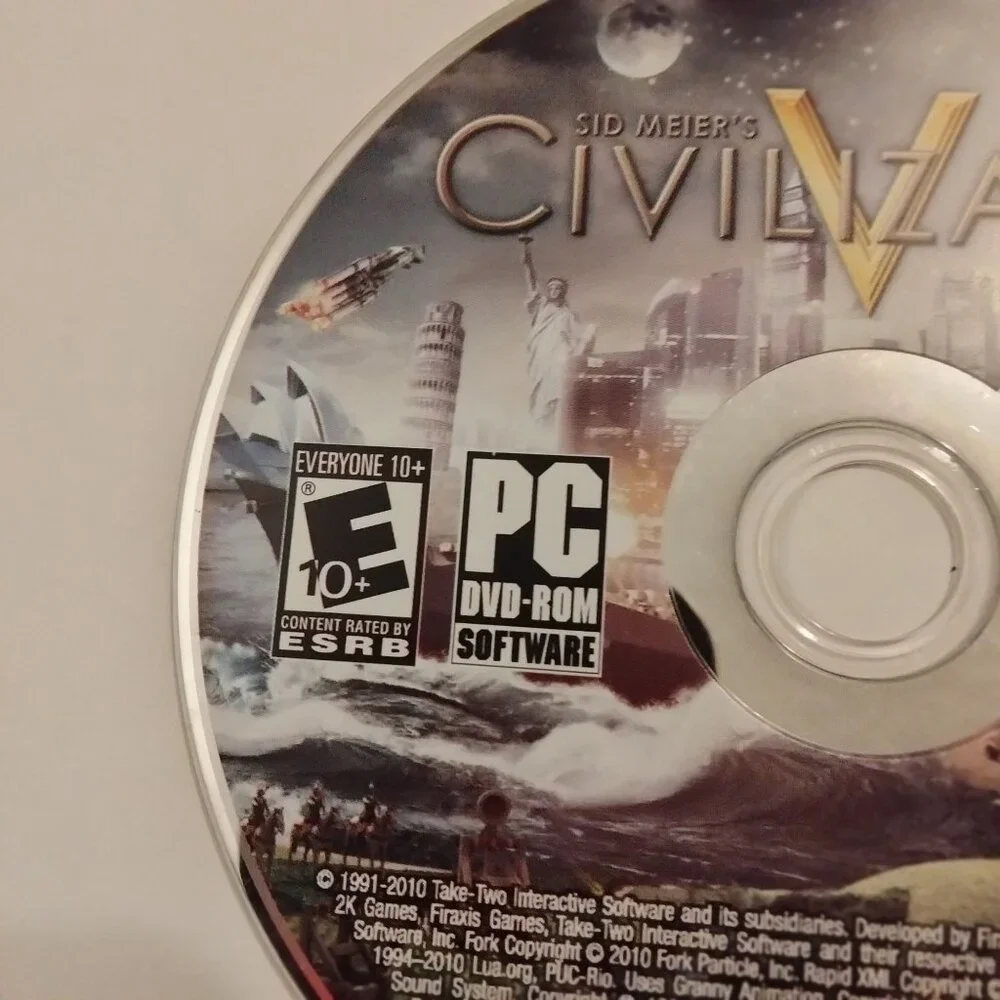 Sid Meiers Civilization V PC DVD Rom Game